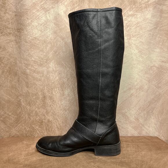 Circus by Sam Edelman Randi Knee High Black Leather Riding Boots Women's 8.5 Y2K - Picture 9 of 13